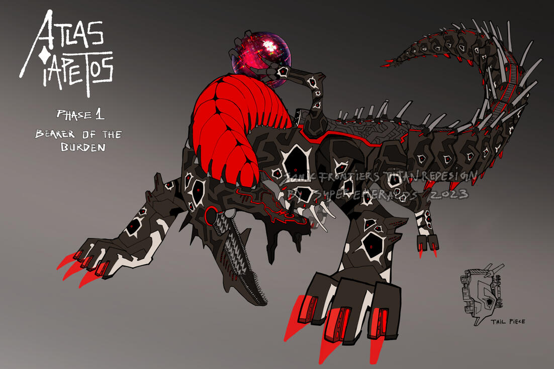 atlas of iapetos; final design sheet