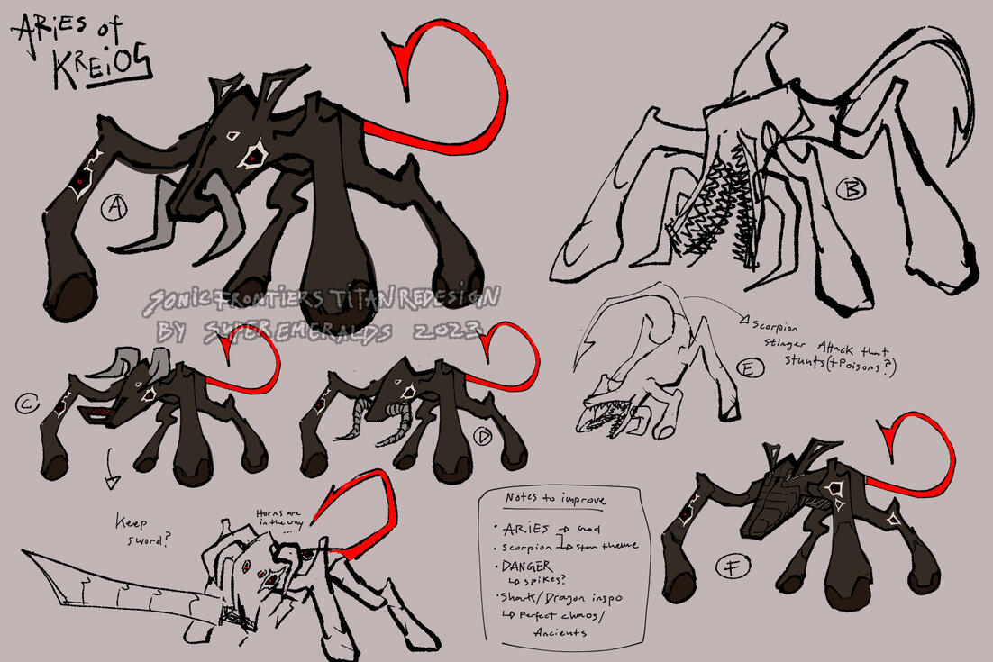 aries of kreios; first concepts