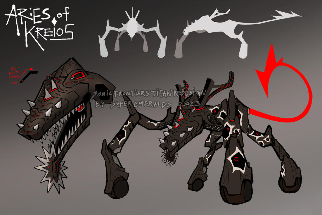 aries of kreios; final design sheet