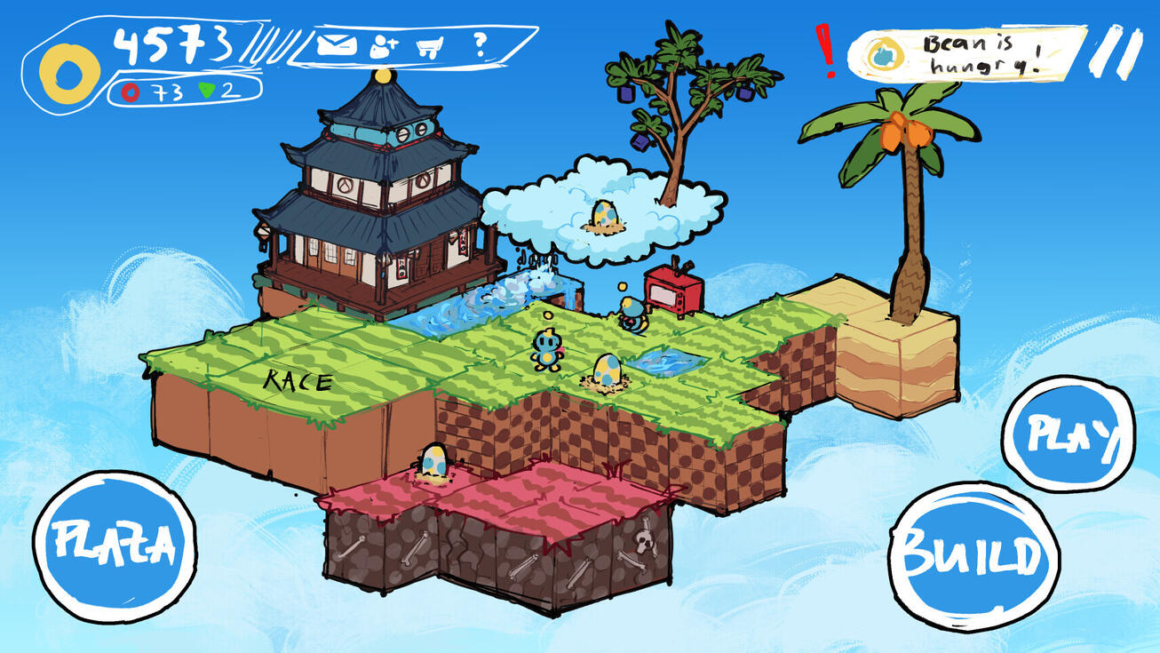 general UI and main/home screen concept